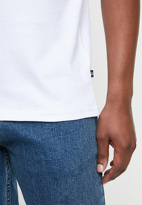 Nautica - Logo with signal flags tee - white