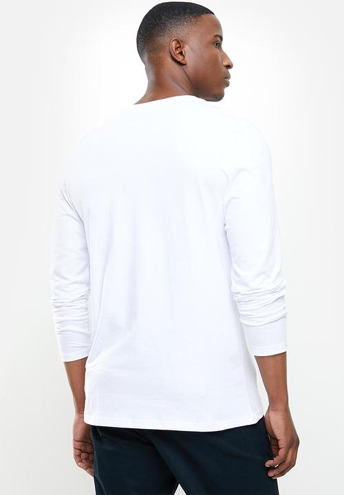 Nautica - Logo with signal flags tee - white