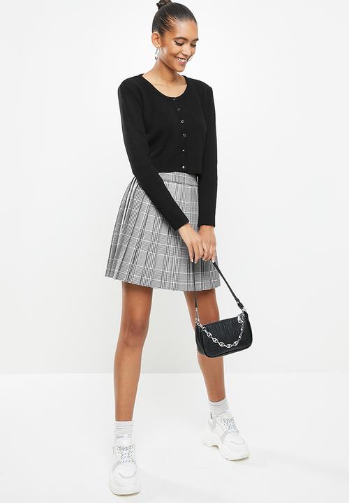 Blake - Cropped cardi - black