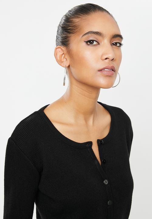 Blake - Cropped cardi - black