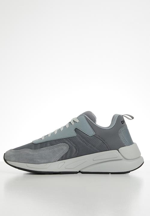 Diesel  - S-serendipity low cut sneakers - steel gray / surf blue