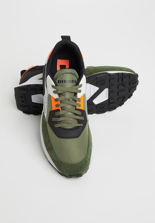 S-tyche low cut sneakers - y02635-p4005-h8610 - military green /white