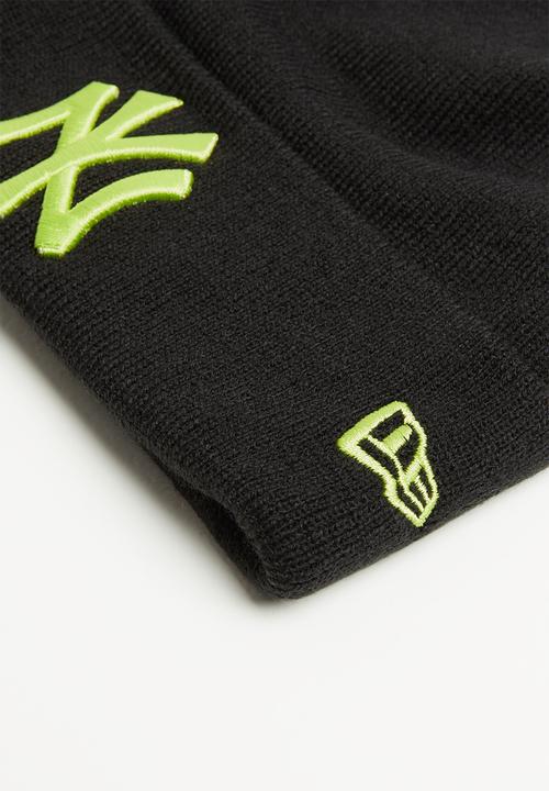New Era - Knit womens bobble neyyan - black