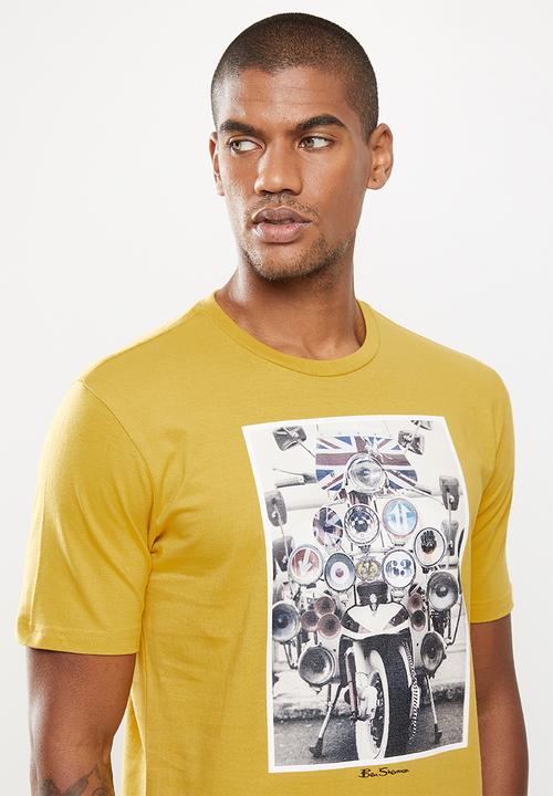 Ben Sherman - Headlamps tee - mustard