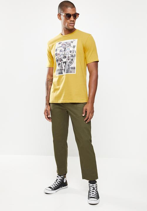 Ben Sherman - Headlamps tee - mustard