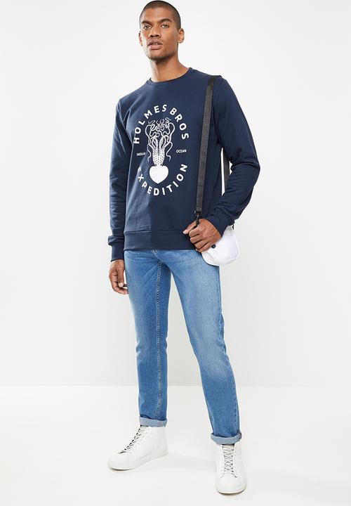 Holmes Bro's - Expedition sweat - navy 