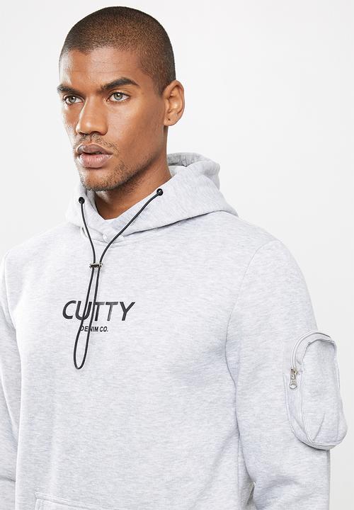Cutty - Jacket sweater (hoodie) - light grey