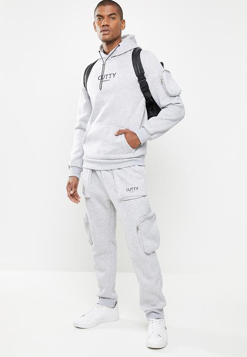 Cutty - Jacket sweater (hoodie) - light grey