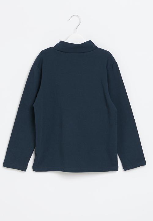 Pop Candy - Boys turtle neck top - navy