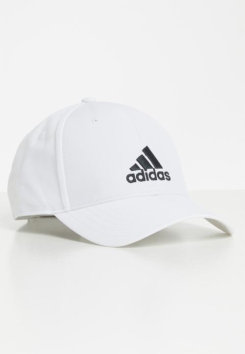 adidas Performance - Baseball cap embroidered - white & black