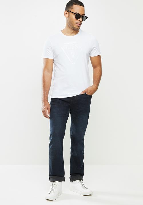 GUESS - Delta wash slim straight jeans - blue