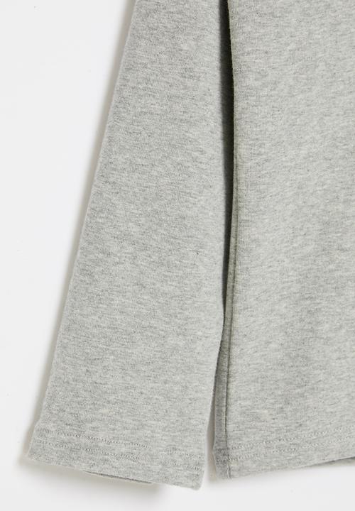 Pop Candy - Boys turtle neck top - grey 