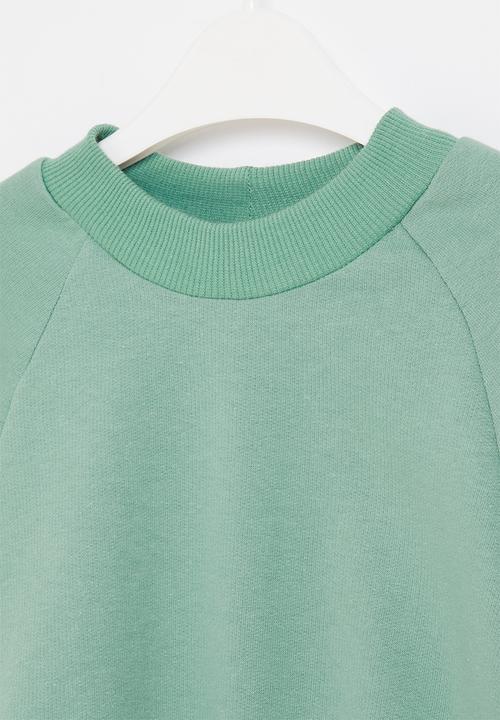 Superbalist - Girls crop sweat top - sage