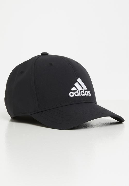 adidas Performance - Baseball cap embroidered - black & white