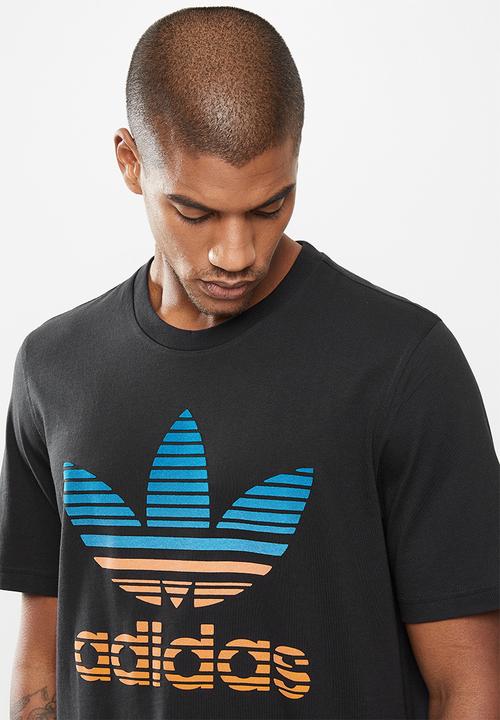 adidas Originals - Trefoil ombre T-shirt - black