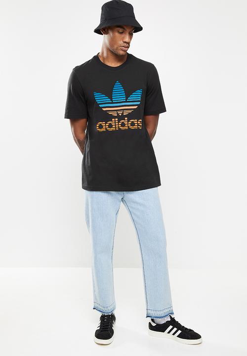 adidas Originals - Trefoil ombre T-shirt - black