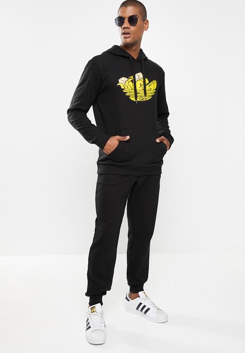 adidas Originals - Banana hooded sweat - black