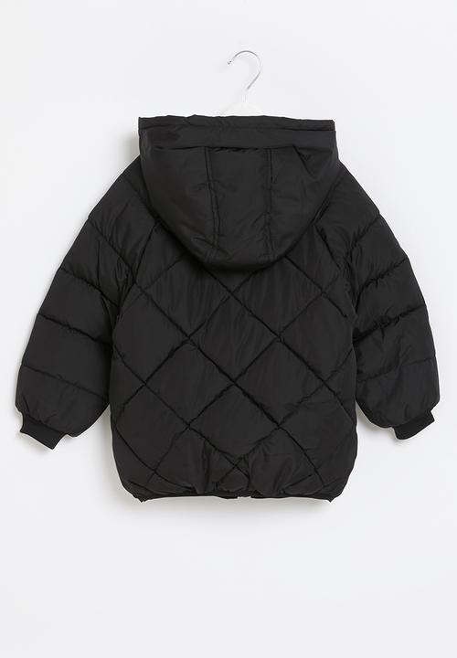 Pop Candy - Boys puffer jacket - black