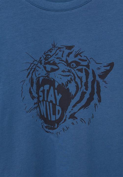 MANGO - Spencer8 long sleeve tee - blue