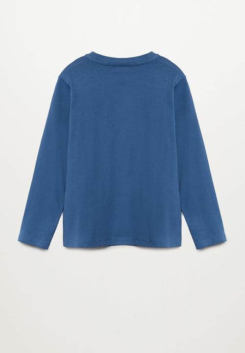 MANGO - Spencer8 long sleeve tee - blue
