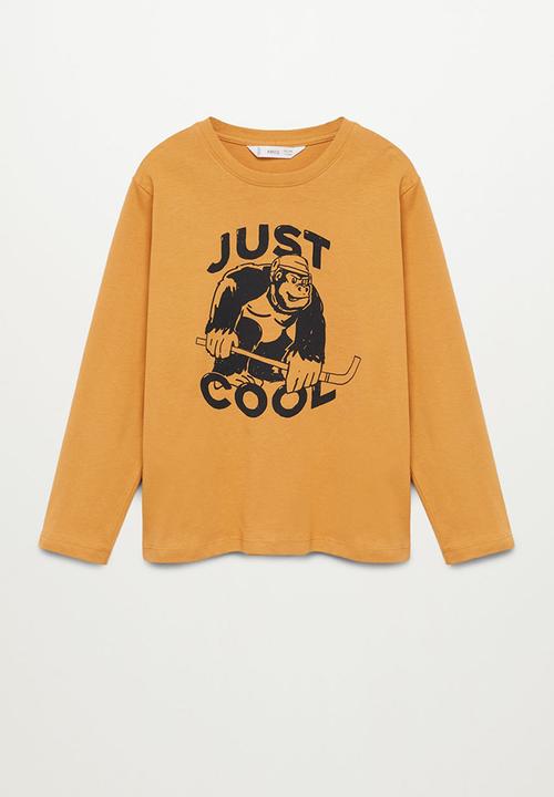 MANGO - Spencer8 long sleeve tee - yellow