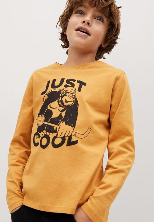 MANGO - Spencer8 long sleeve tee - yellow