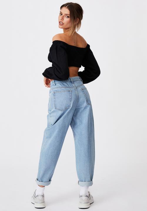 Factorie - Long sleeve ring top - black