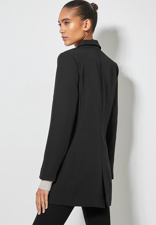Superbalist - Longline length blazer - black
