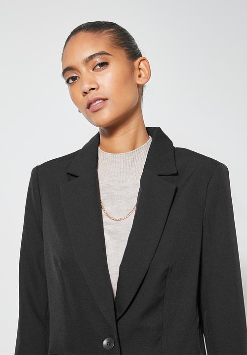 Superbalist - Longline length blazer - black