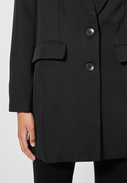 Superbalist - Longline length blazer - black