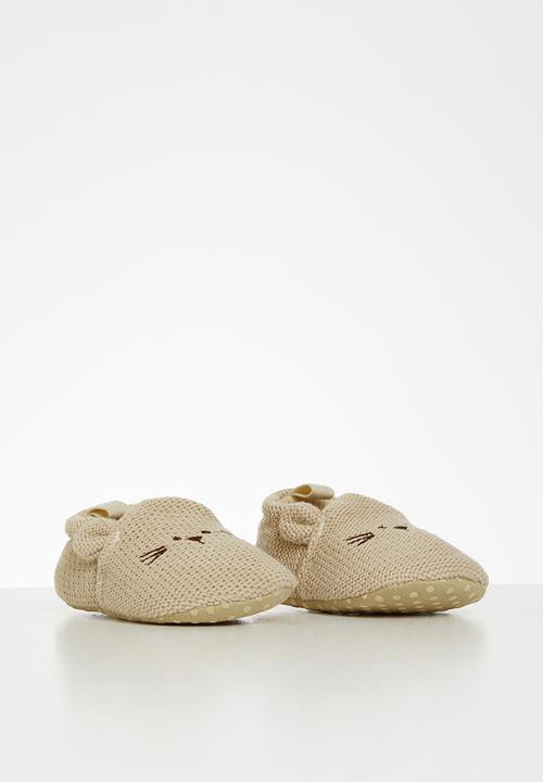Pop Candy - Baby boys slippers - brown