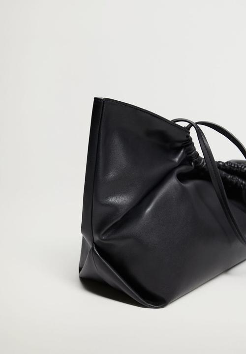 Violeta by Mango - Ruffleg bag - black