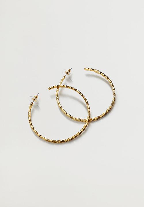 Violeta by Mango - Calista earrings - gold