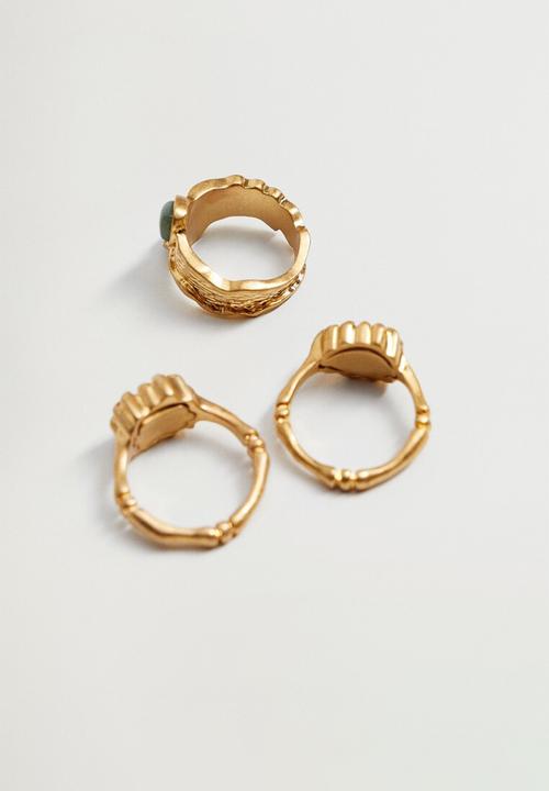 Violeta by Mango - Propus ring - gold