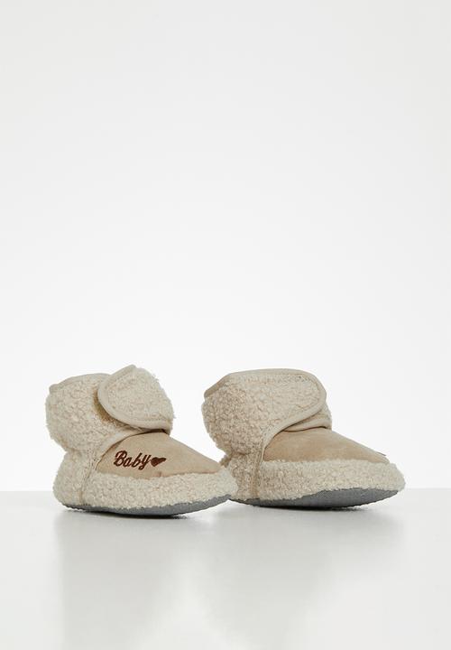 Pop Candy - Baby slippers - beige
