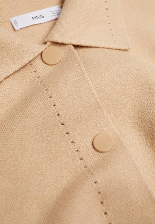 MANGO - Cardigan basket - beige 