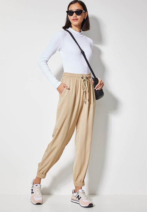 Superbalist - Twill jogger - stone