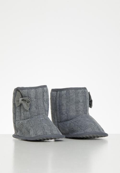 Pop Candy - Baby girls boots - grey