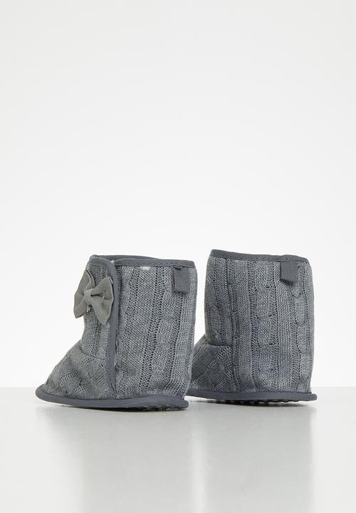 Pop Candy - Baby girls boots - grey