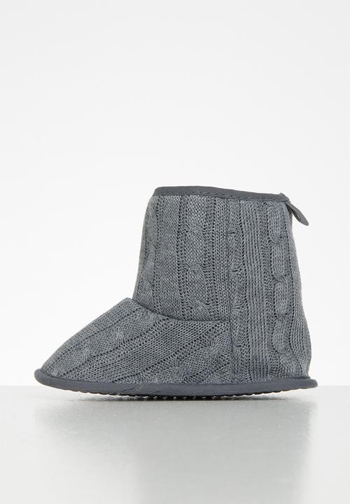 Pop Candy - Baby girls boots - grey