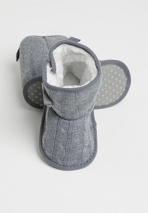 Pop Candy - Baby girls boots - grey