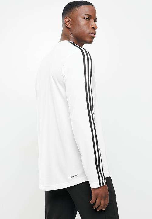 adidas Performance - 3 Long sleeve t T-shirt - white