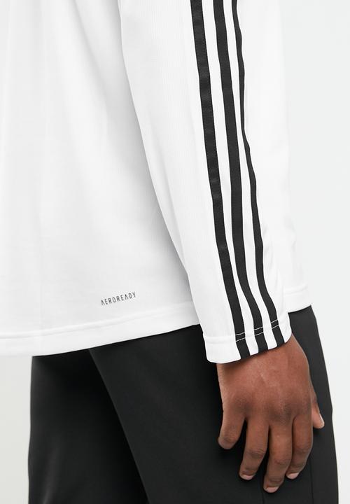 adidas Performance - 3 Long sleeve t T-shirt - white