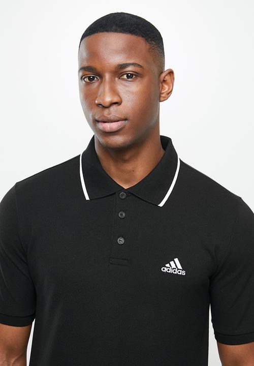 adidas Performance - Sl pq polo - black & white