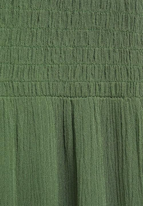 MANGO - Dress bambu - green