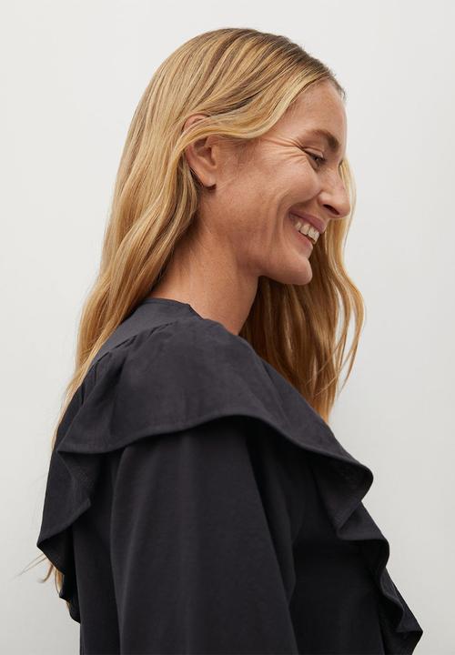 MANGO - Dress adelina - charcoal