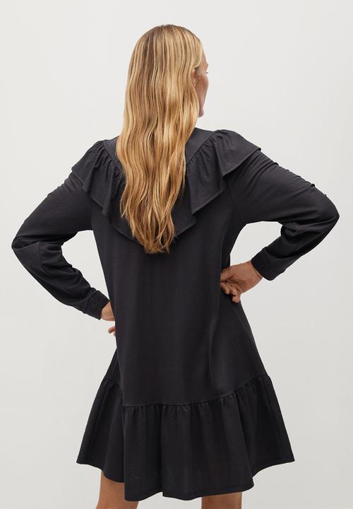 MANGO - Dress adelina - charcoal