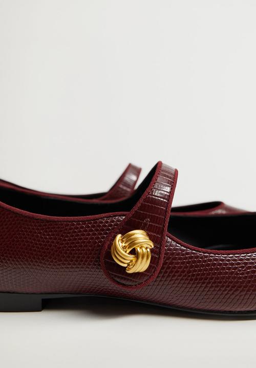 MANGO - Dover 1 mary jane - dark red
