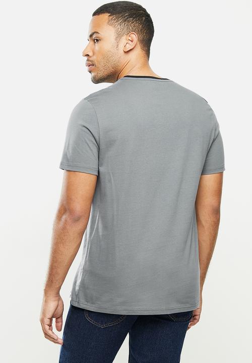 Lee  - Contrast lee rib - dark grey