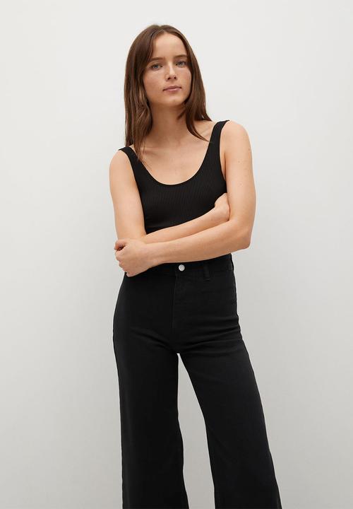 MANGO - Jeans catherin - open grey